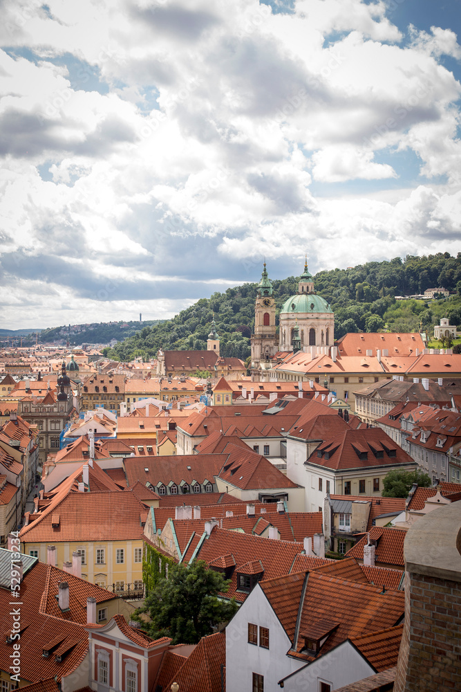 Krajobraz stolicy Czech - Pragi, panorama