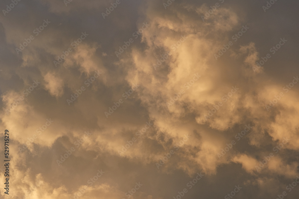 Clouds Creating Beautiful Abstract Weather Cloudscape