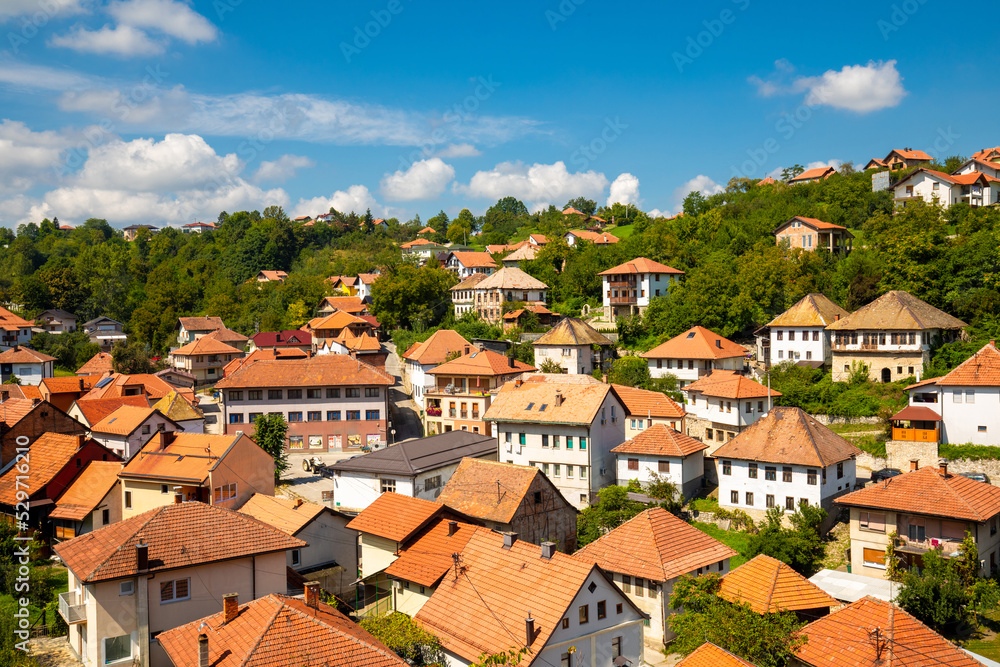 View of the town of Tešanj