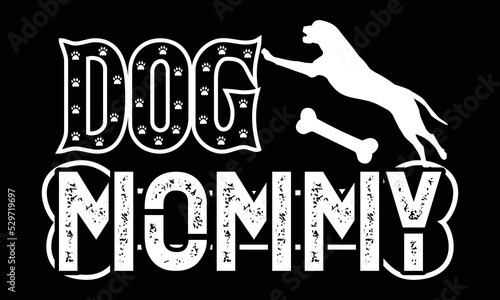 Dog T-shirt Design Vector Template