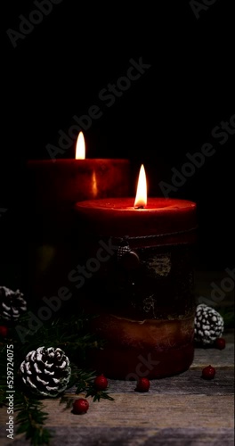 Candle Scene - Vertical for Social Media
