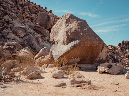 Giant Rock in California Desert