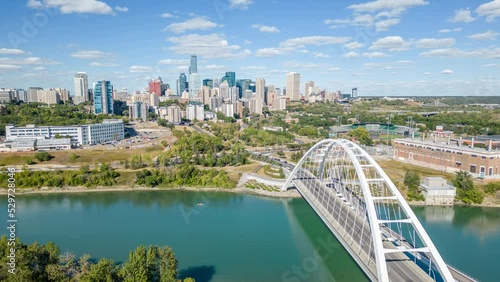 Hyperlapse of Edmonton's skyline and the Walterdale Bridge
