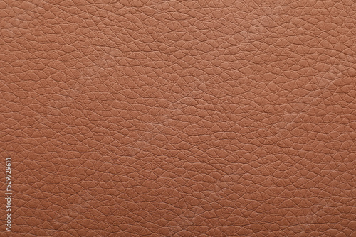 Tableau sur toile Texture of light brown leather as background, closeup