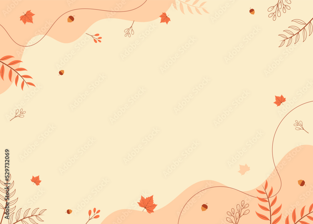 background design with autumn theme background design with autumn theme