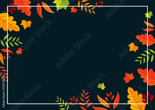 background design with autumn theme