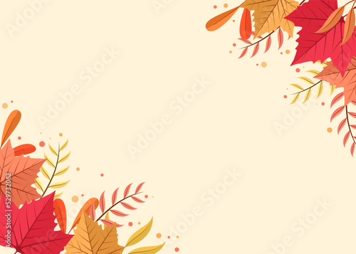 background design with autumn theme