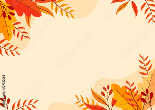 background design with autumn theme