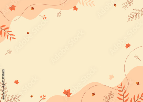 background design with autumn theme