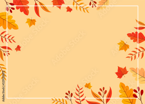 background design with autumn theme