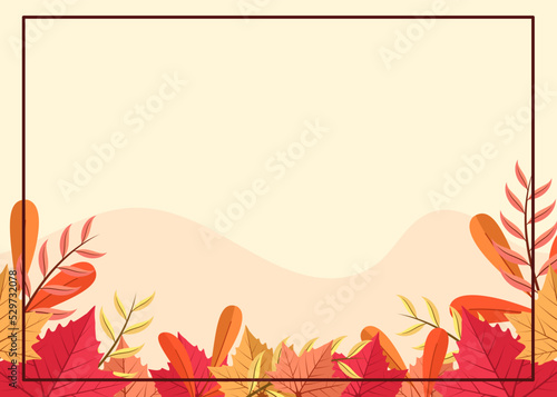background design with autumn theme