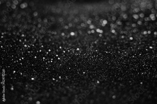 Black and white of powder texture