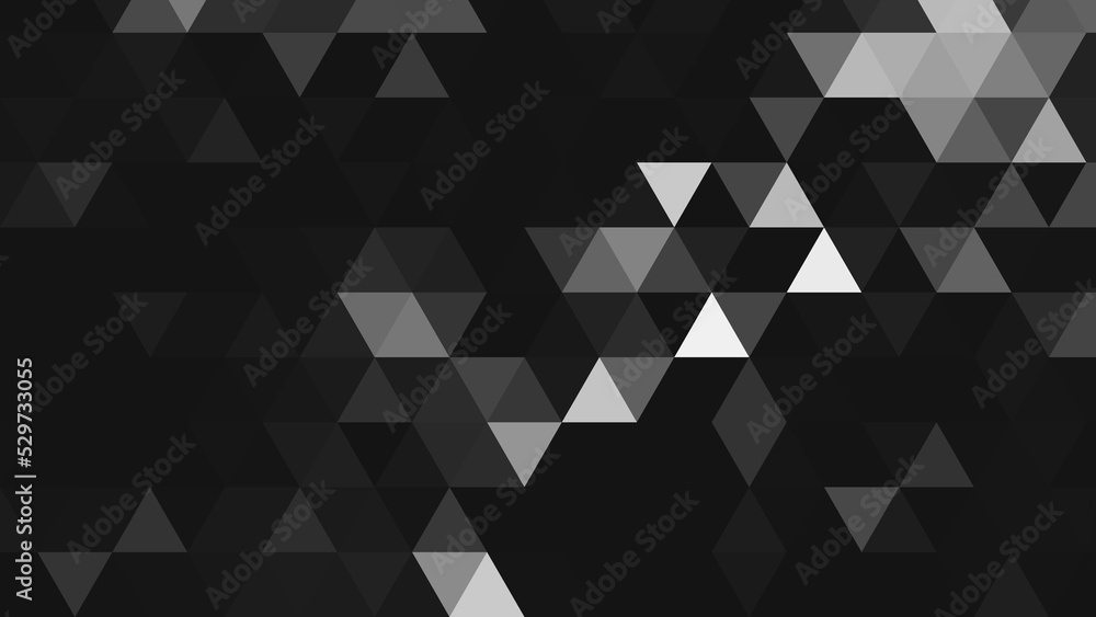 Black and white polygonal pattern Abstract geometric background Triangular mosaic, perfect for website, mobile, app, advertisement, social media Black and white polygonal pattern Abstract geometric background Triangular mosaic, perfect for website, mobile, app, advertisement, social media