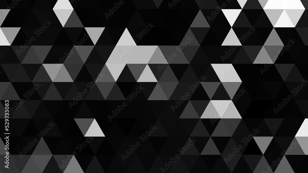 Black and white polygonal pattern Abstract geometric background Triangular mosaic, perfect for website, mobile, app, advertisement, social media Black and white polygonal pattern Abstract geometric background Triangular mosaic, perfect for website, mobile, app, advertisement, social media