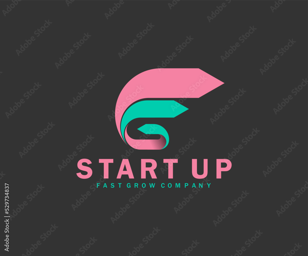 arrow and letter G logo design template. usable for fast grow company. corporate. business etc arrow and letter G logo design template. usable for fast grow company. corporate. business etc