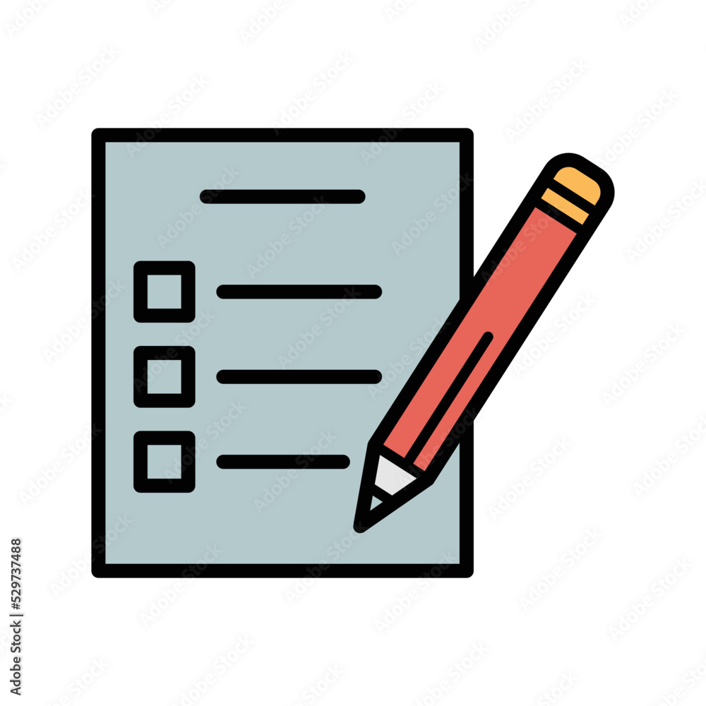 pencil icon vector design template in white background pencil icon vector design template in white background