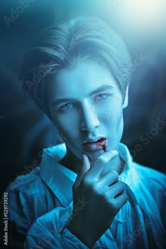 attractive young vampire