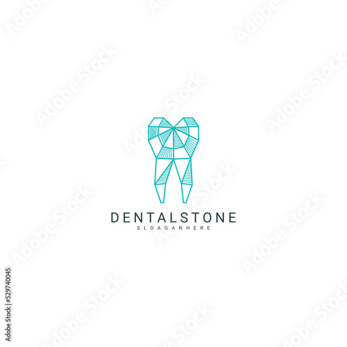 Dental logo desing icon vector
