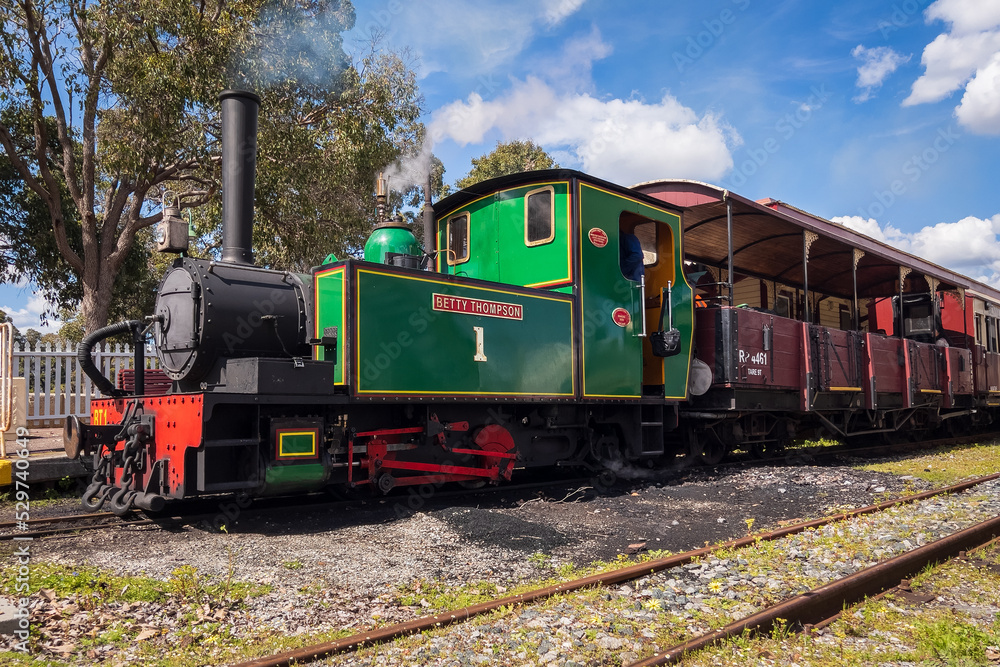 Whiteman Park, Perth Sep 10, 2022 The vintage steam