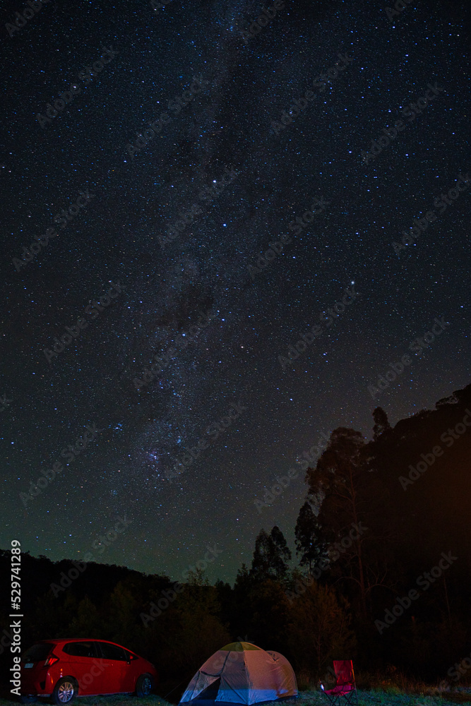 Fototapeta premium camping in the night