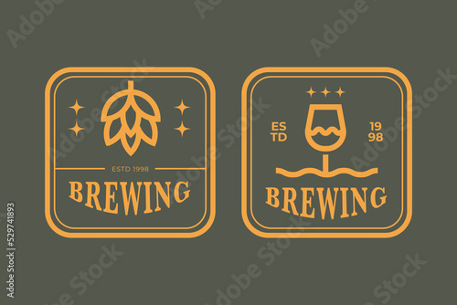 Premium Brewing Logo Template