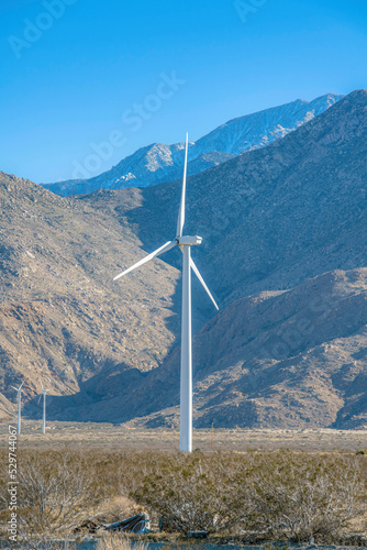 Palm Springs, California- Windmills on the mountainside
