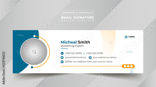 Business Digital Email Signature Design Template