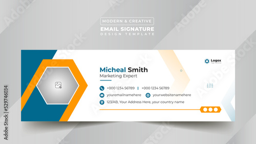 Business Digital Email Signature Design Template