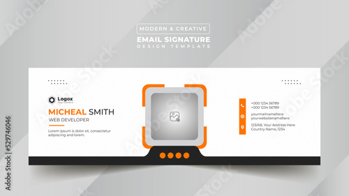 Business Digital Email Signature Design Template