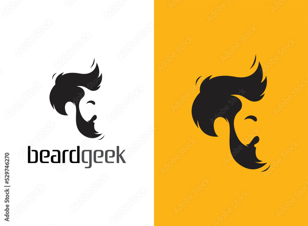 Fototapeta premium Beardgeek Logo