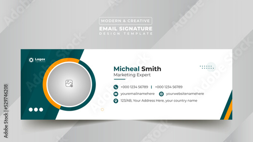Business Digital Email Signature Design Template
