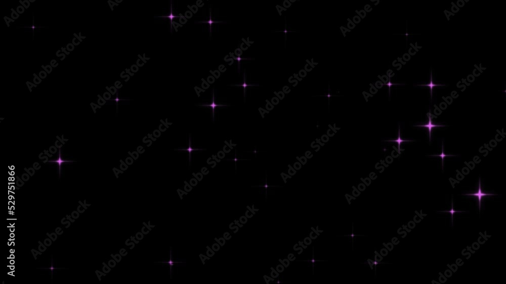 キラキラ光るピンクの星 キラキラ光るピンクの星
