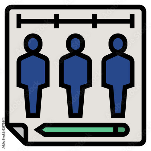 estimation statistical icon