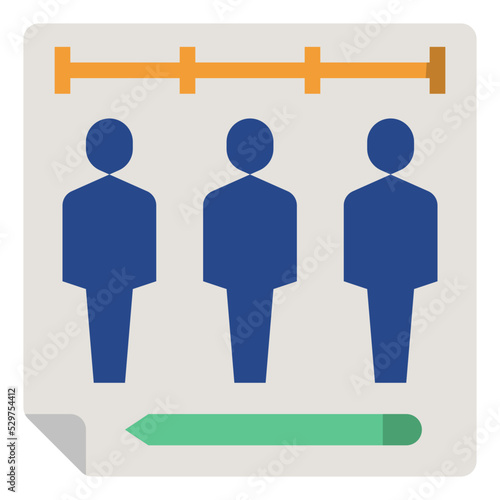estimation statistical icon