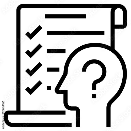 hypothesis testing icon