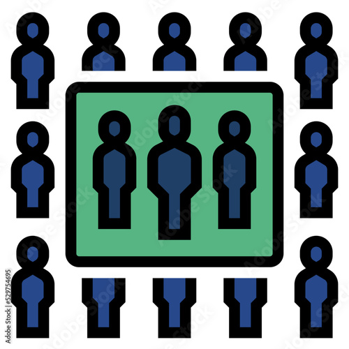 sample statistical icon