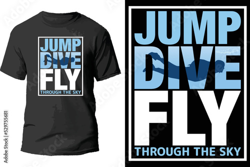 Born to dive forced to work t shirt design.