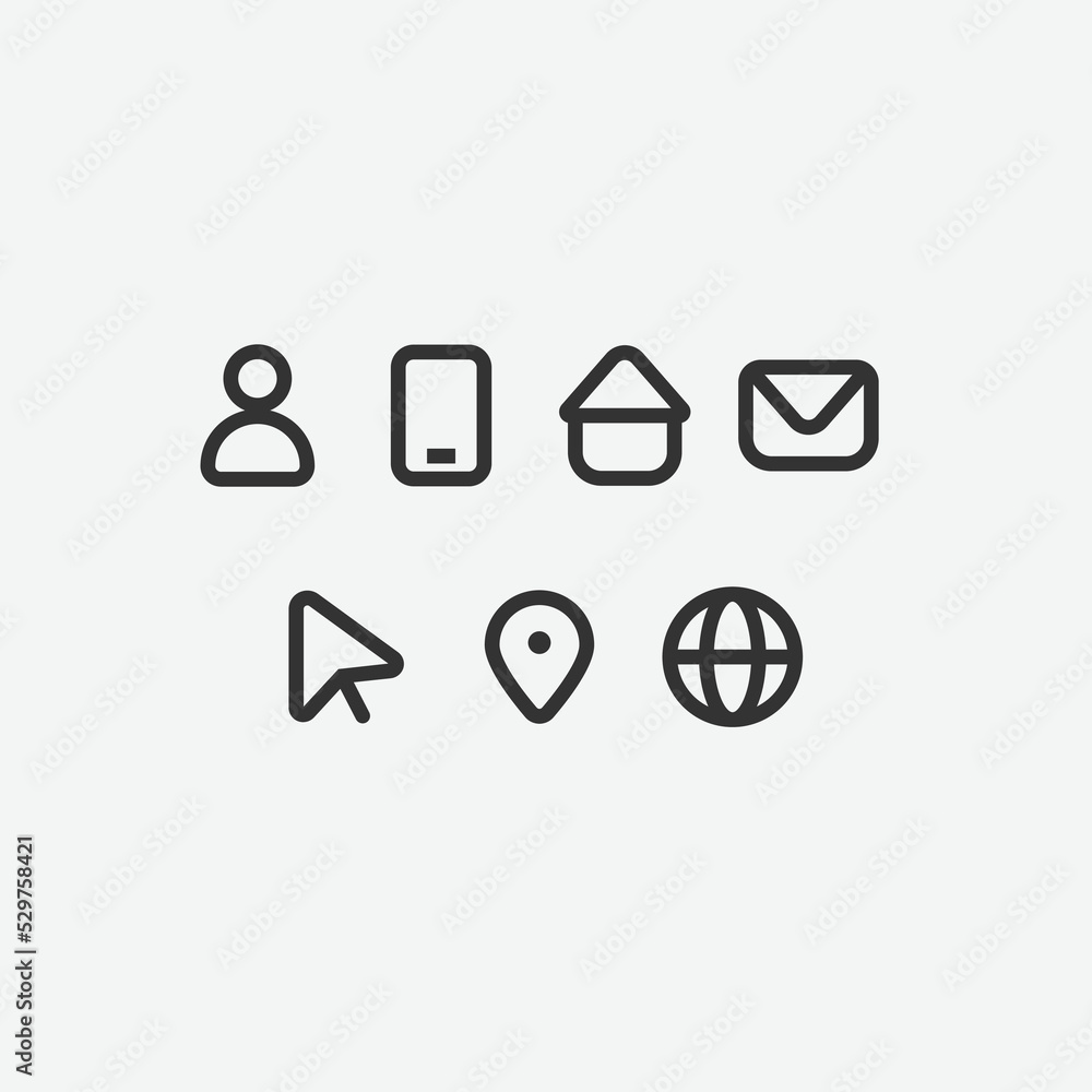 Icons for Resumes, Bussines cards, websites, Mobile Applications And any lind of Digital and Printed Media Icons for Resumes, Bussines cards, websites, Mobile Applications And any lind of Digital and Printed Media