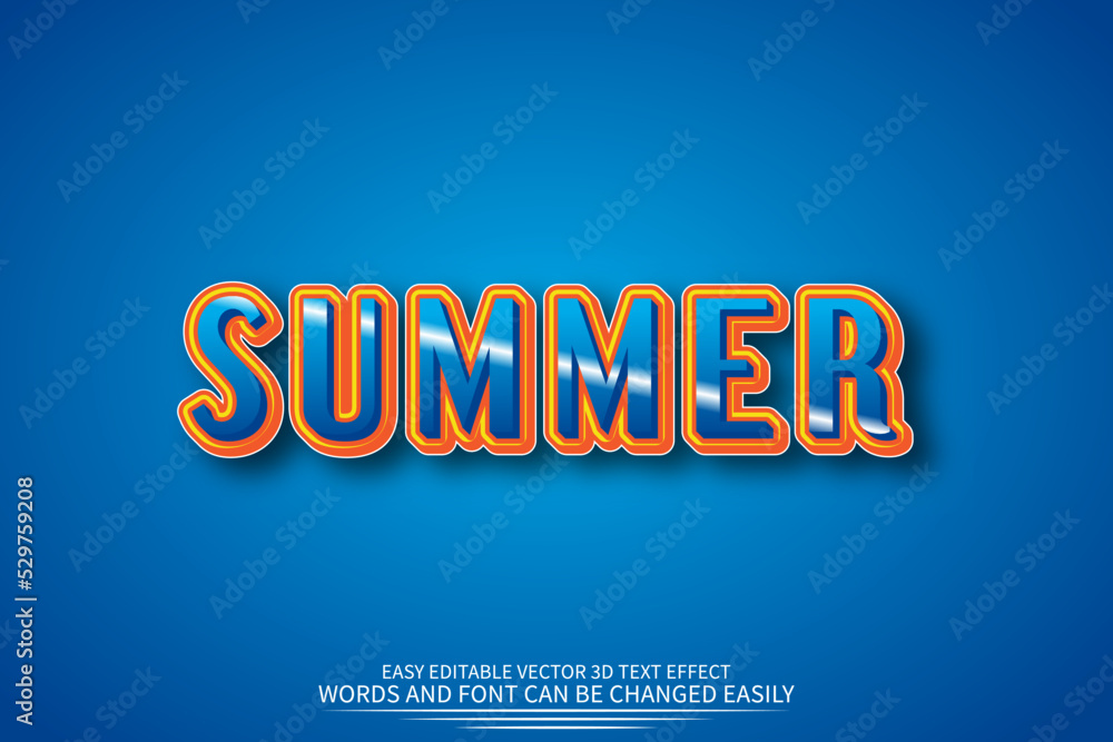 Obraz premium Editable 3D Text Effect