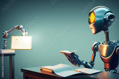 Robots Working Human Jobs