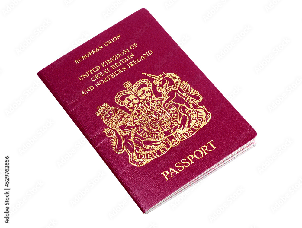 UK European passport red flat closed isolated transparent background photo PNG file UK European passport red flat closed isolated transparent background photo PNG file