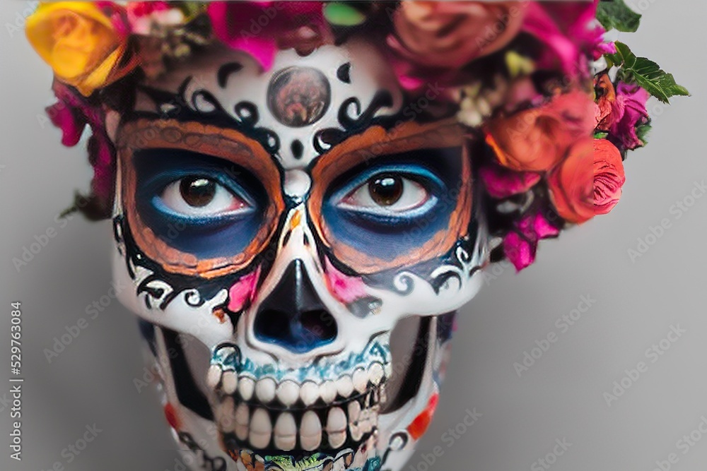 Calavera Sugar Skull Dia de Los Muertos Calavera Sugar Skull Dia de Los Muertos