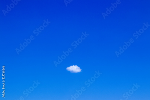 Air clouds in the blue sky background