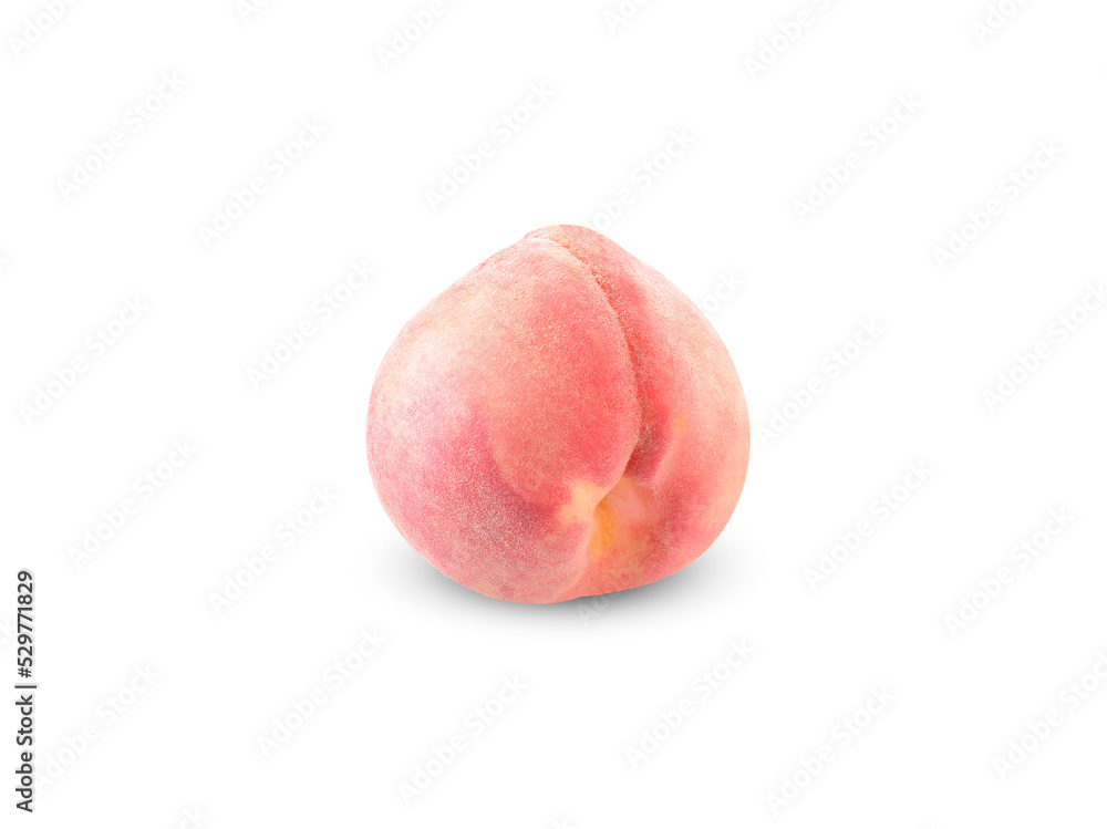 Japanese fruits, peaches isolated on white background Japanese fruits, peaches isolated on white background