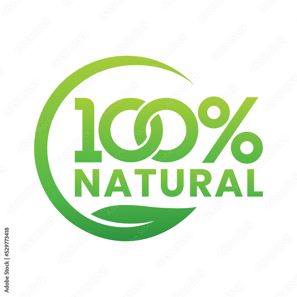 100% Natural Product Vector Icon Circle Sign. Healthy Food Emblem. Organic food Badge. 100% Natural Product Vector Icon Circle Sign. Healthy Food Emblem. Organic food Badge.