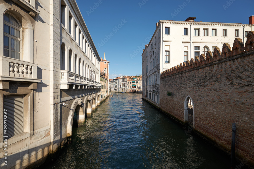 Naklejka premium Venice, view of grand canal 