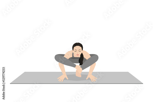 Shoulder Press Pose, Bhujapidasana