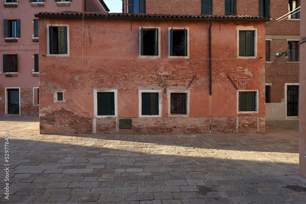 The streets of Saint Sebastian Venice Italy 