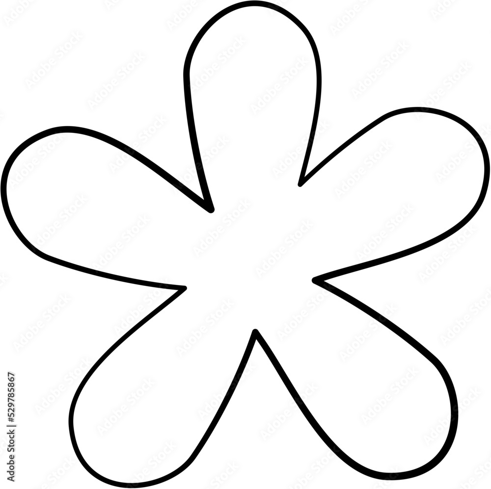 Line Flower Illustration Line Flower Illustration