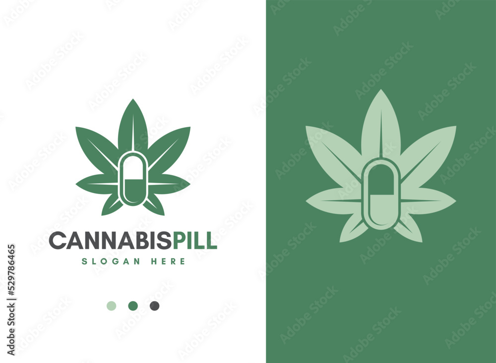 Cannabis Pill Logo